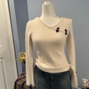 Vintage Silk and Rabbit Hair Sweater